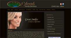 Desktop Screenshot of edwardsdentistry.com